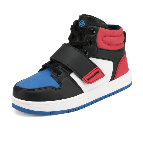 Boys & Girls High Top Sneaker - RED BLUE BLACK -  0